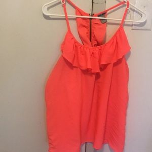 Charlotte Russe peach blouse size L